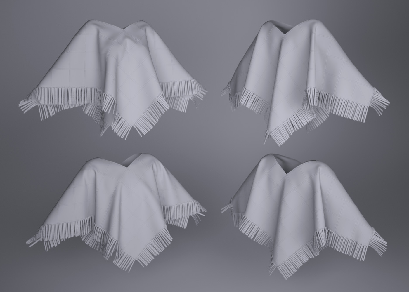 FRQ dForce: Patchwork Poncho for G8F and G8M by N/A