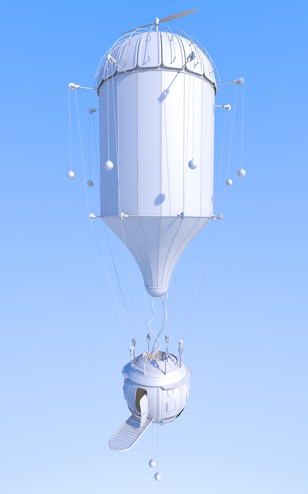 Vertical zeppelin for Daz Studio by N/A