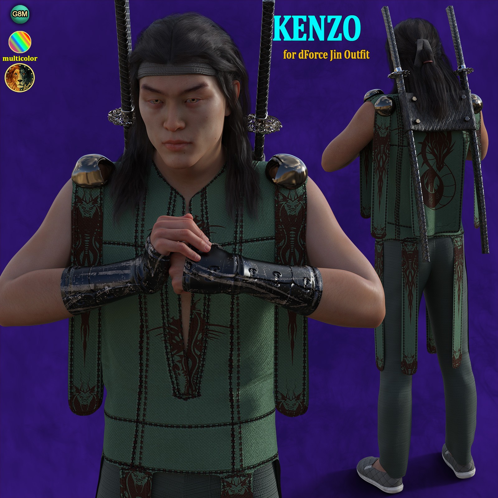 Kenzo for dForce Jin Outfit by N/A