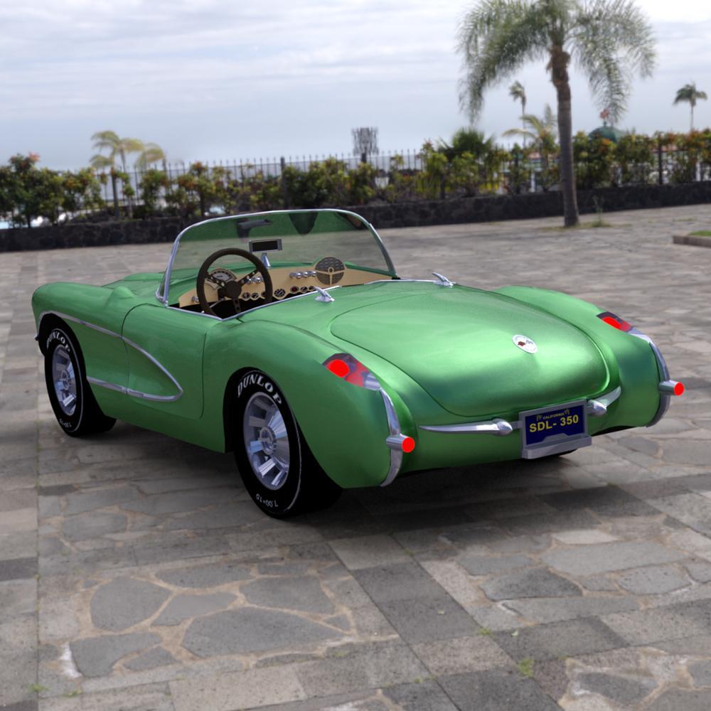 Chevrolet Corvette for DAZ Studio by N/A