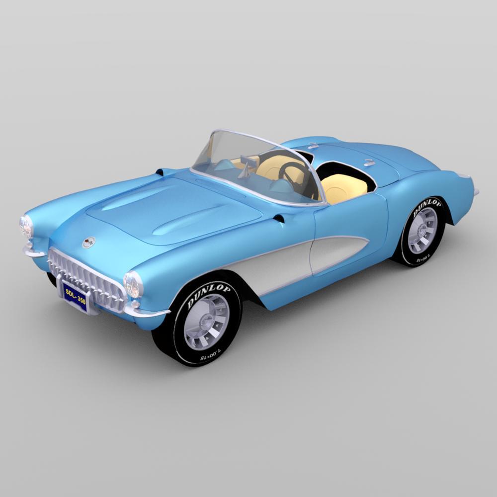 Chevrolet Corvette for DAZ Studio by N/A