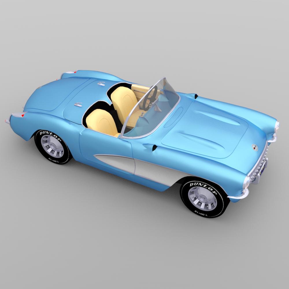 Chevrolet Corvette for DAZ Studio by N/A