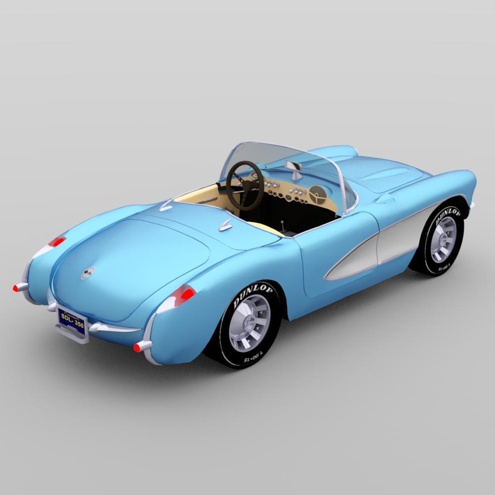 Chevrolet Corvette for DAZ Studio by N/A