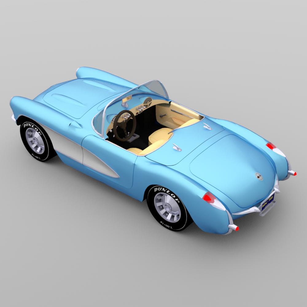 Chevrolet Corvette for DAZ Studio by N/A