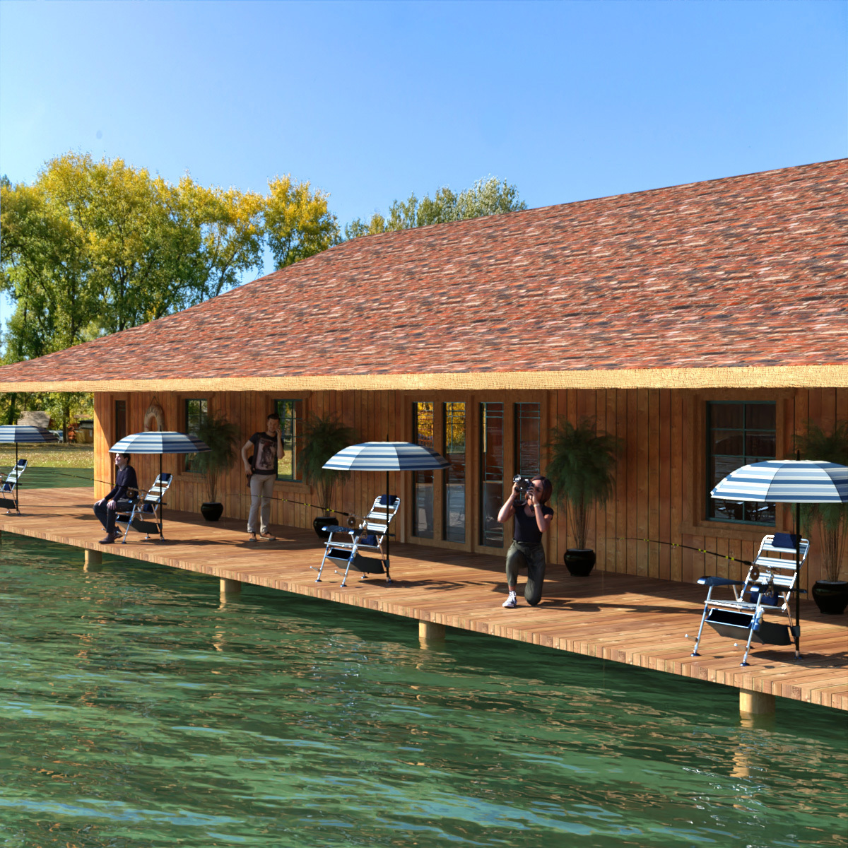Fishing Dock by N/A