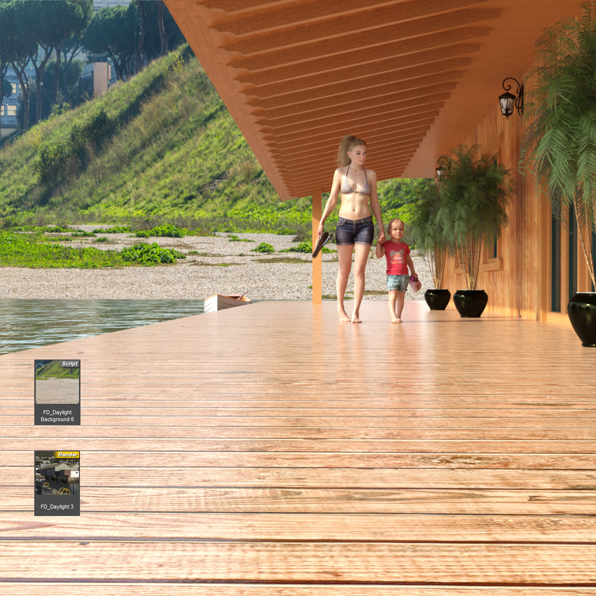 Fishing Dock by N/A