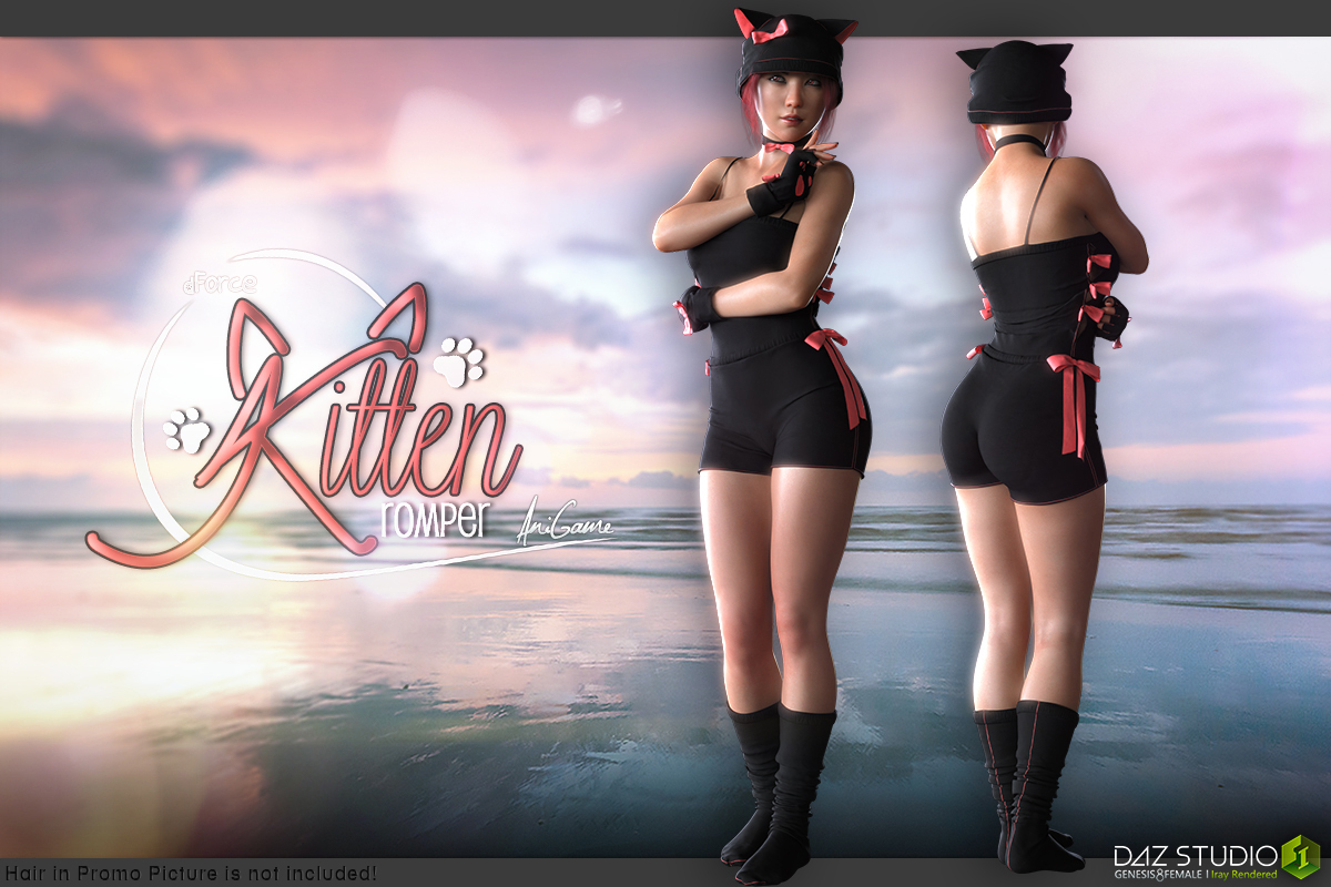 dForce Anigame Kitten Romper G8F by N/A