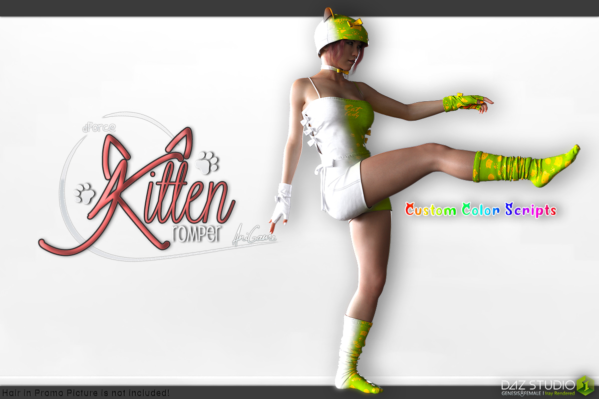 dForce Anigame Kitten Romper G8F by N/A