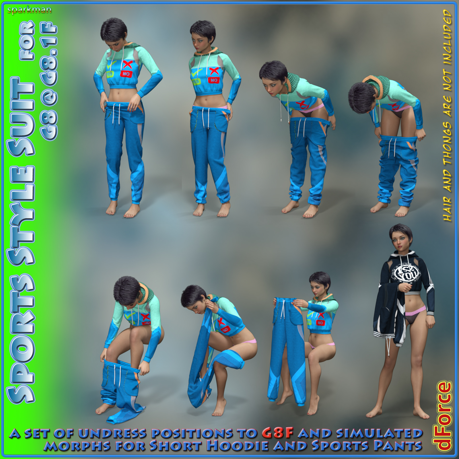 dForce G8 Sports Style Suit for G8F @ G8.1F by N/A