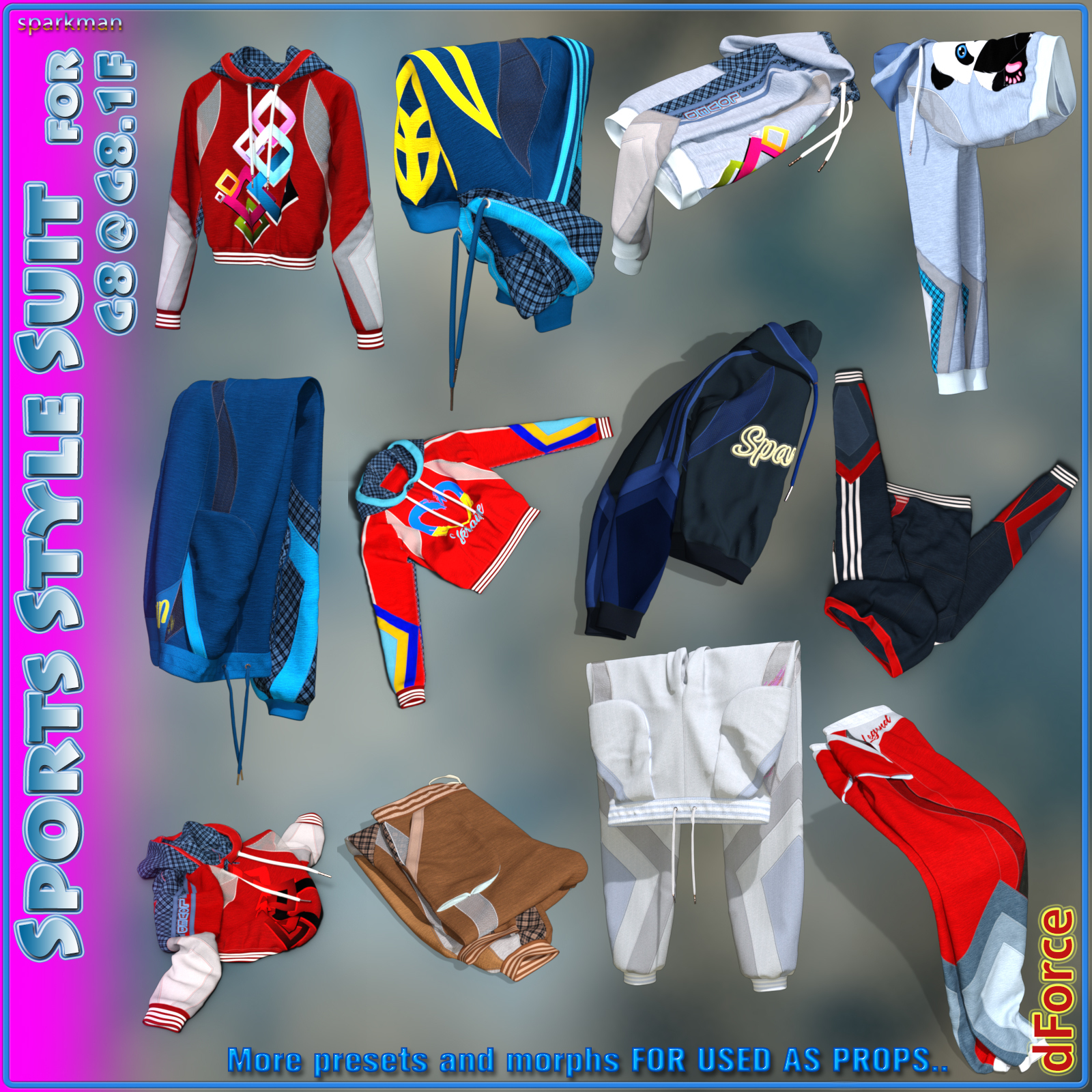 dForce G8 Sports Style Suit for G8F @ G8.1F by N/A