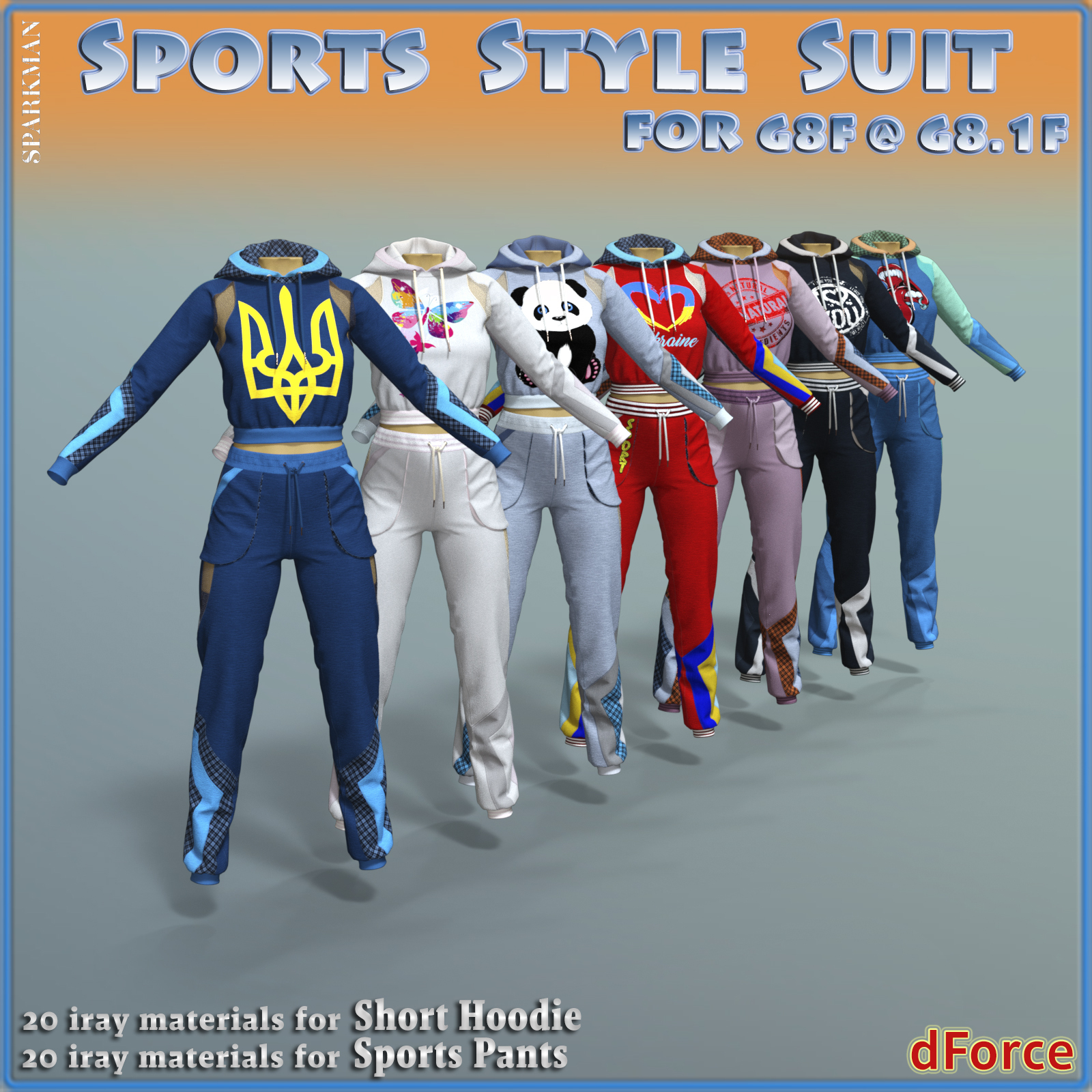 dForce G8 Sports Style Suit for G8F @ G8.1F by N/A