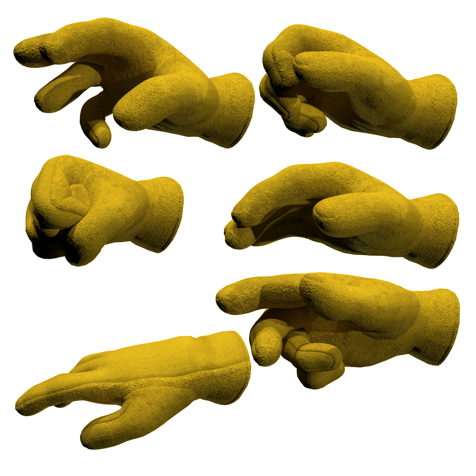 Hard Work for M4 and V4 Work Gloves by N/A