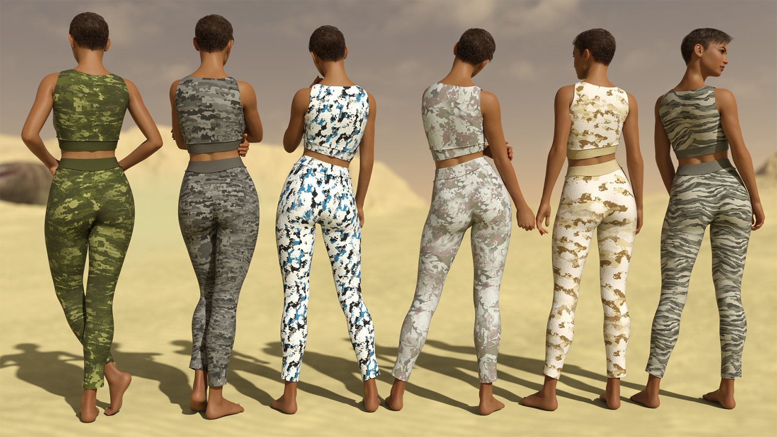 Adventure for Trendy Workout Outfit for G8F by N/A
