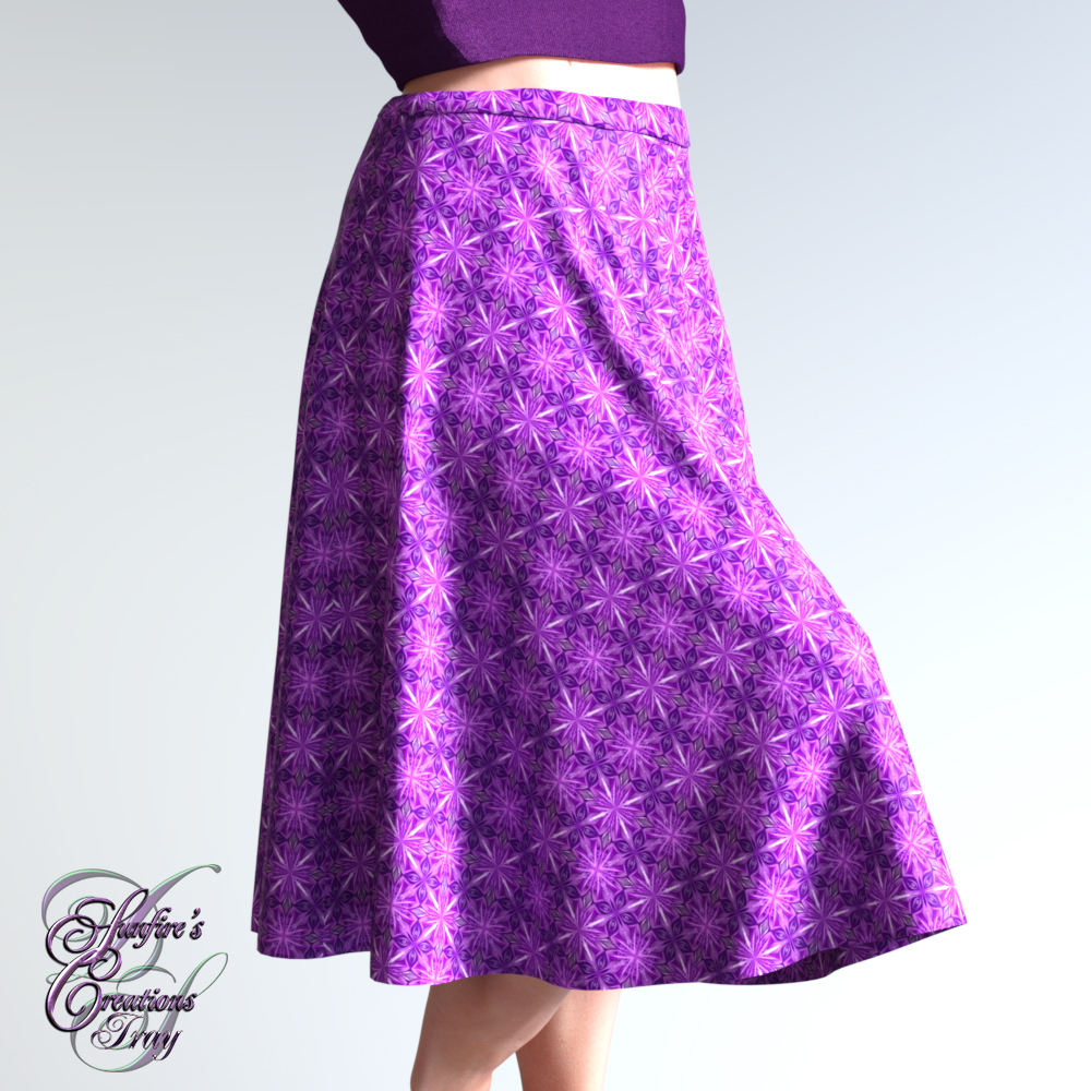 Black and Lilac for dForce Skirts for Dawn and G8 Female by N/A