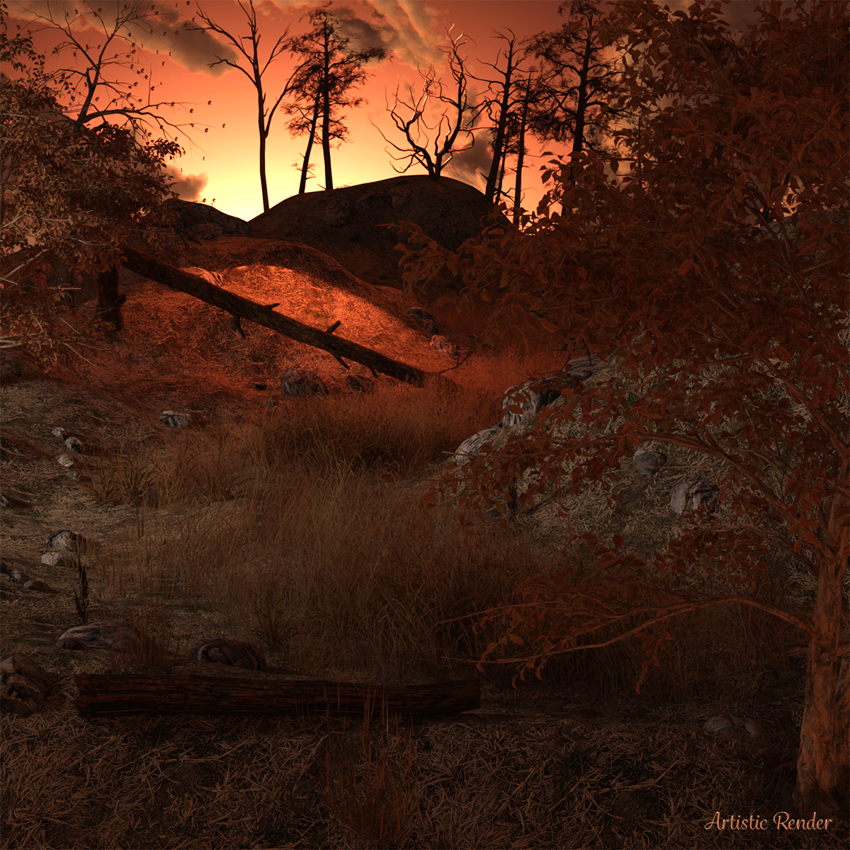 Dry Grass Shaders for Iray by N/A