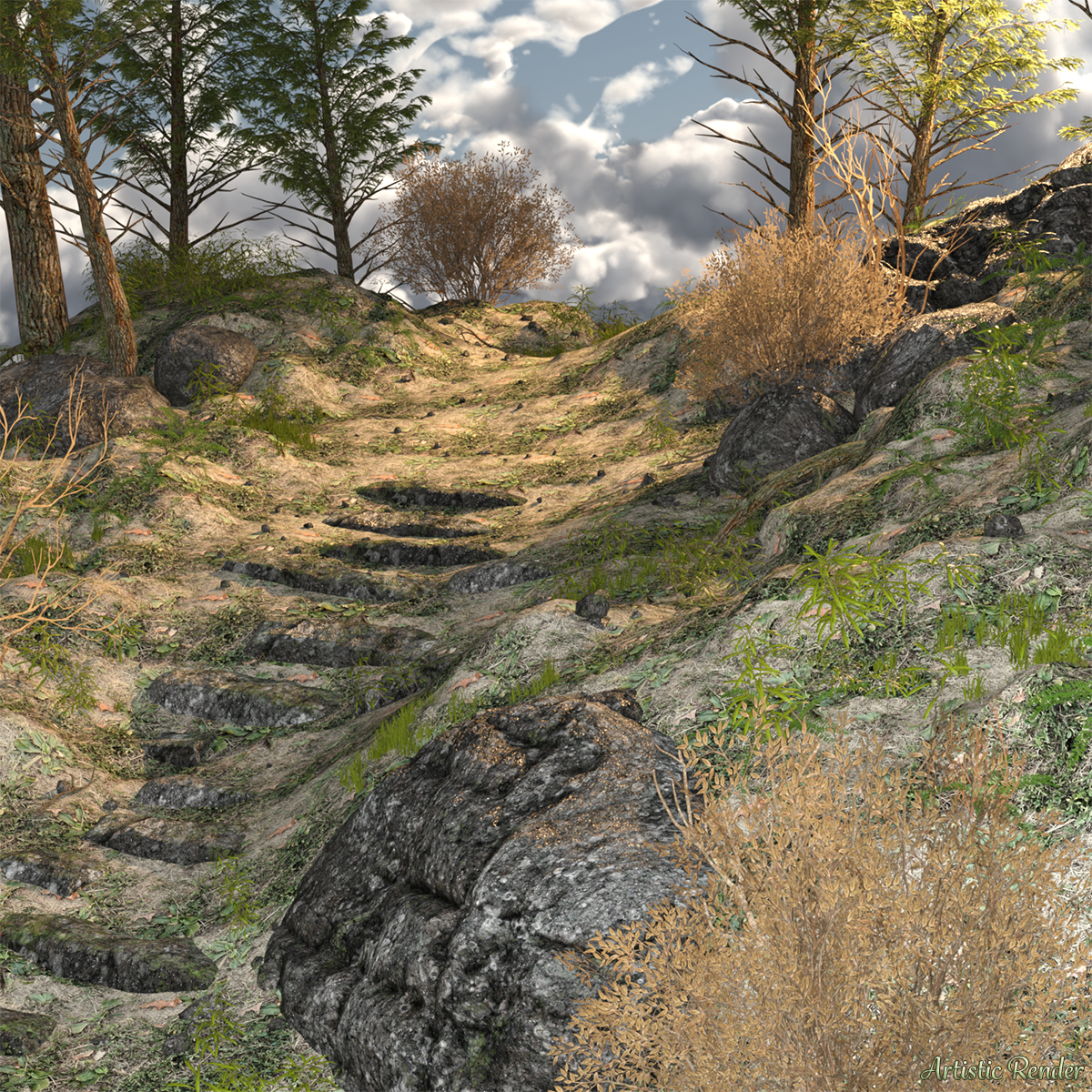 Dry Grass Shaders for Iray by N/A