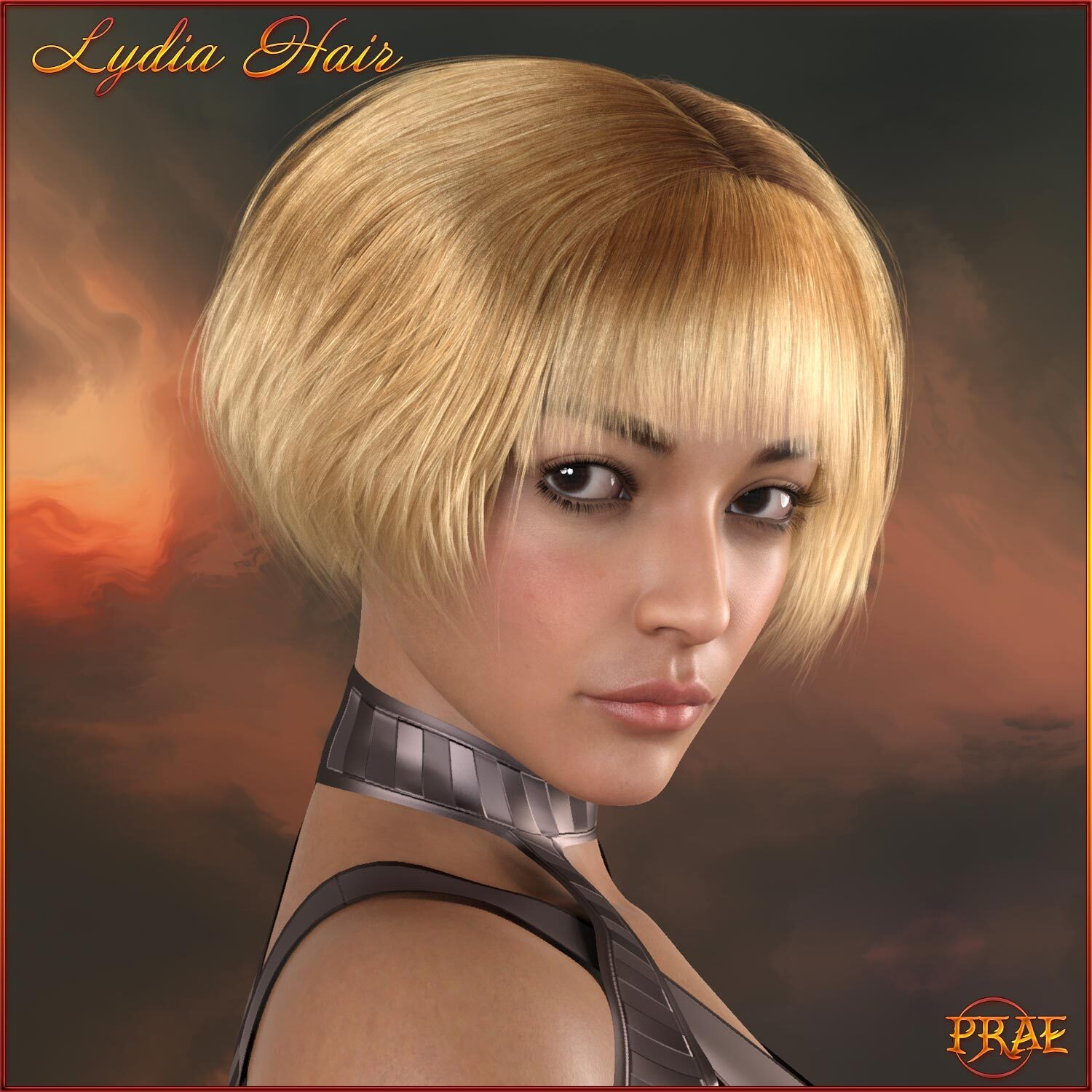 Prae-Lydia Hair For G8 Daz by N/A