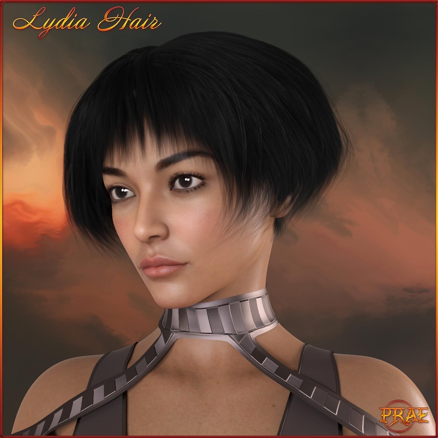 Prae-Lydia Hair For G8 Daz by N/A