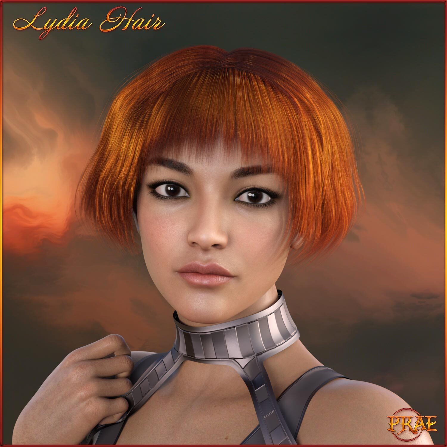 Prae-Lydia Hair For G8 Daz by N/A