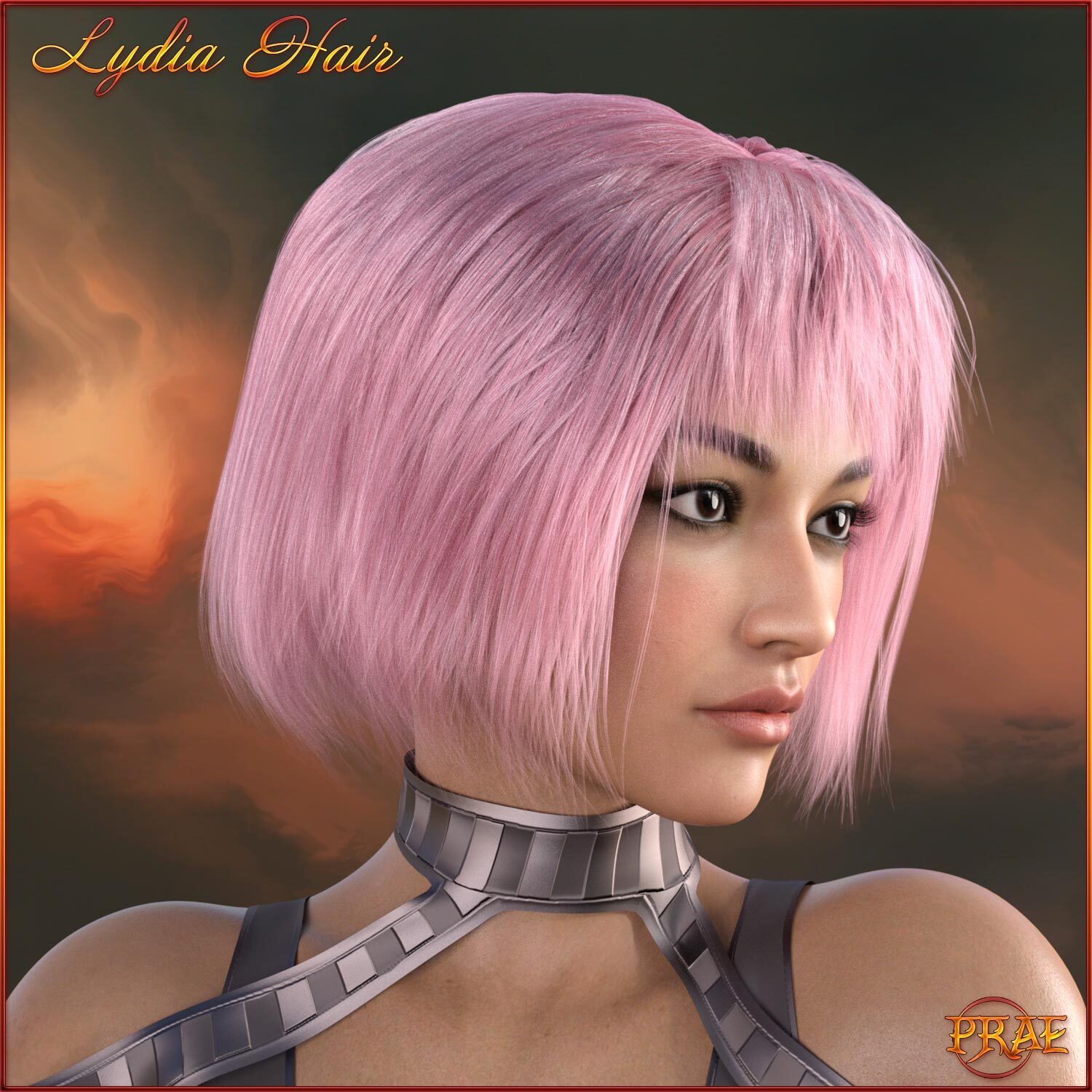 Prae-Lydia Hair For G8 Daz by N/A