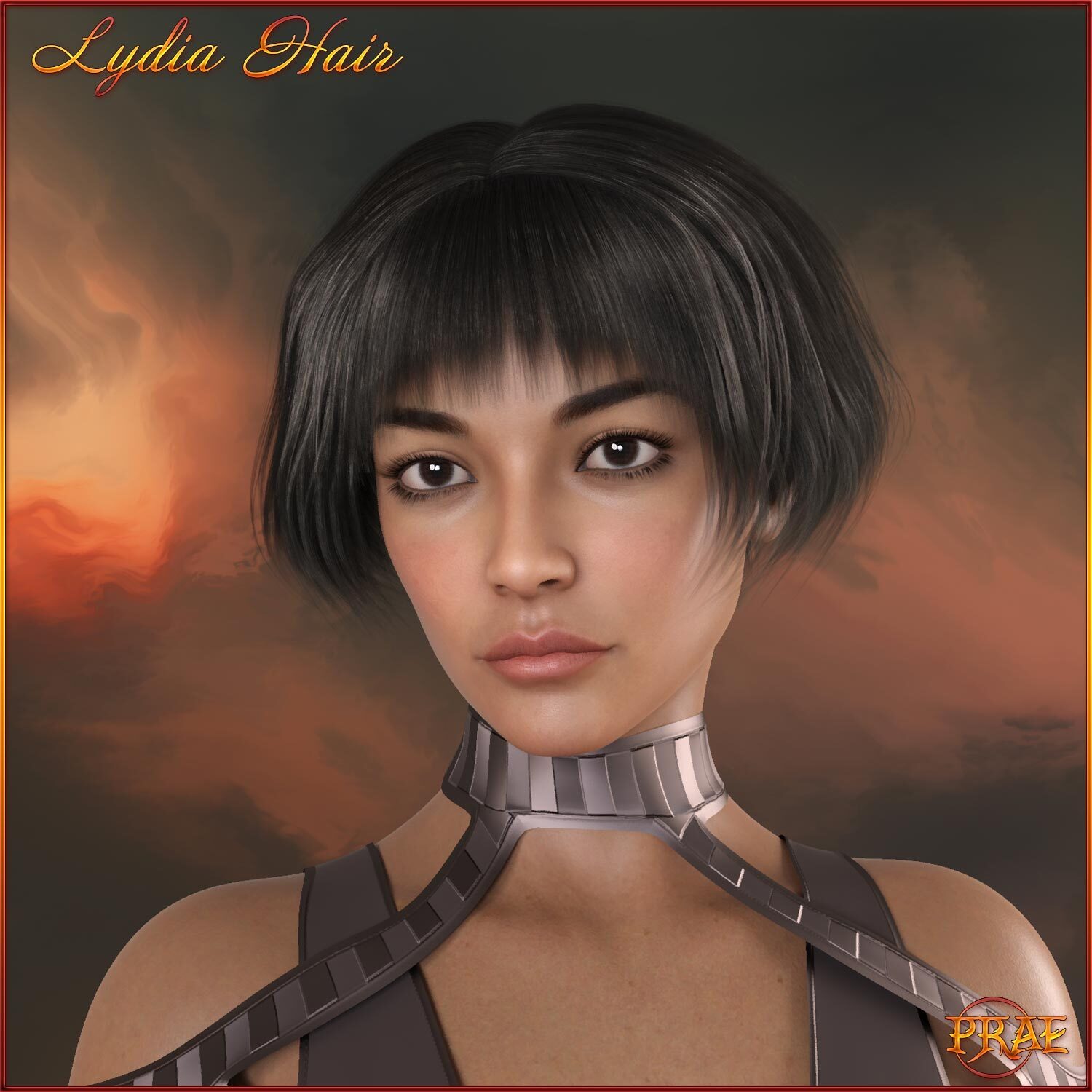 Prae-Lydia Hair For G8 Daz by N/A