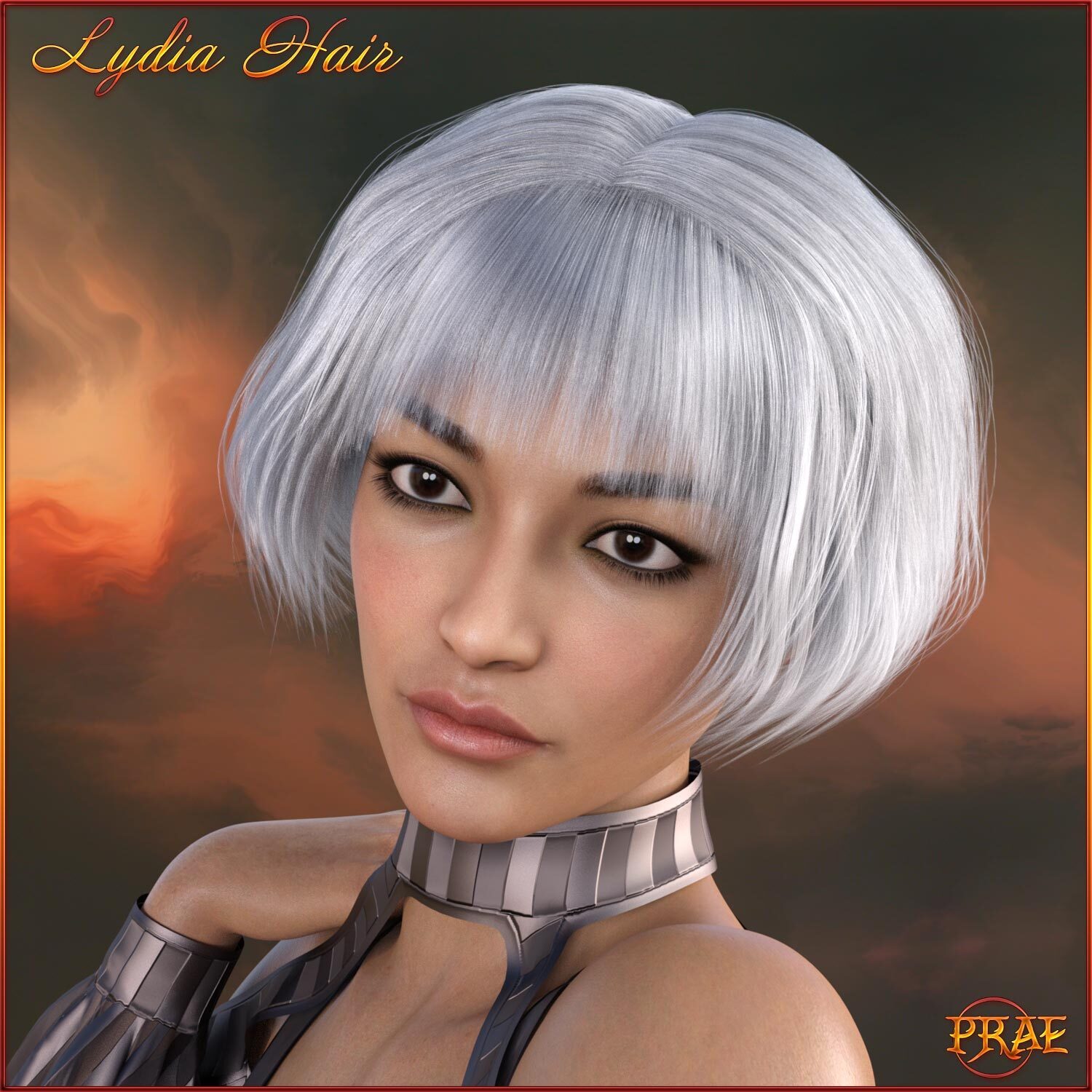 Prae-Lydia Hair For G8 Daz by N/A