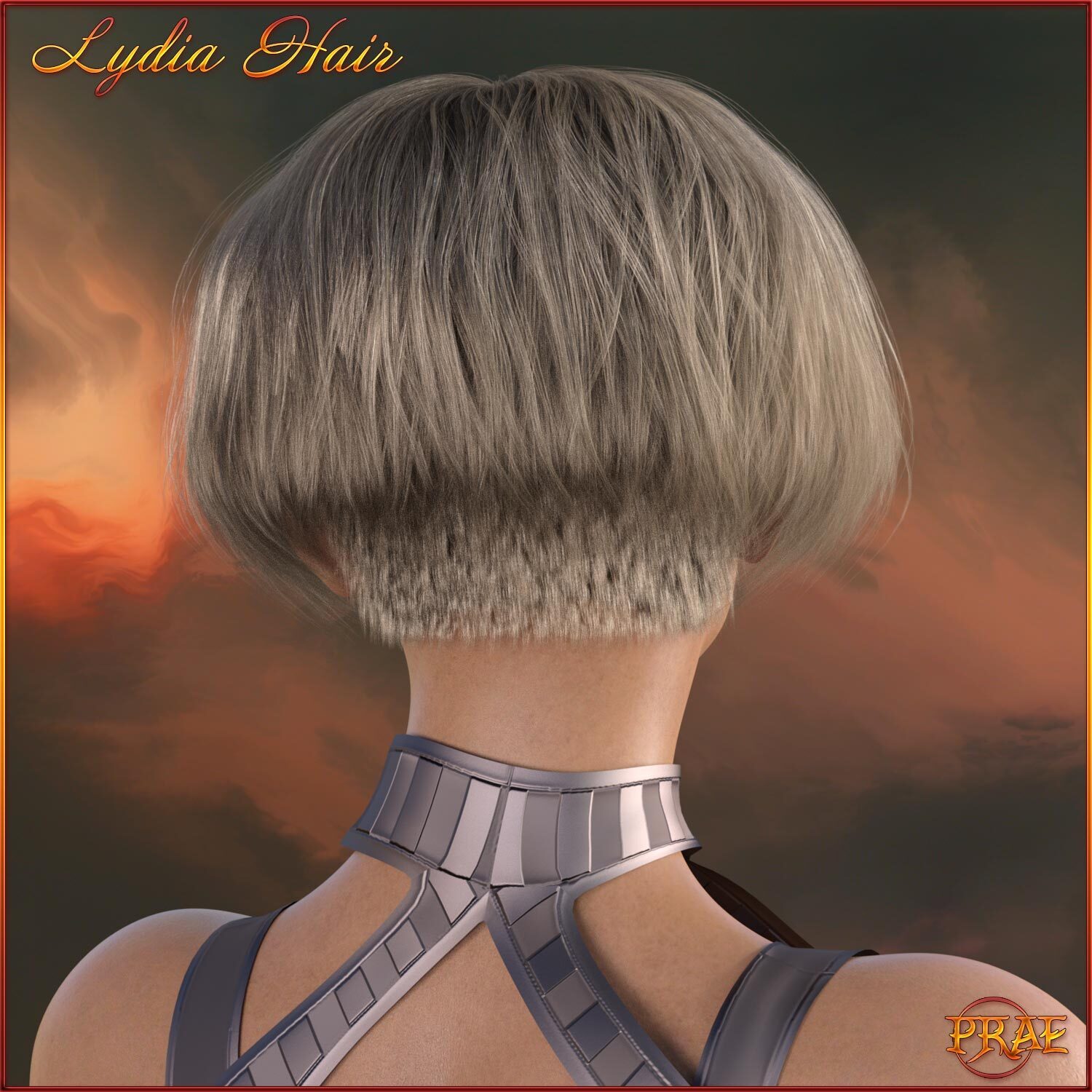 Prae-Lydia Hair For G8 Daz by N/A