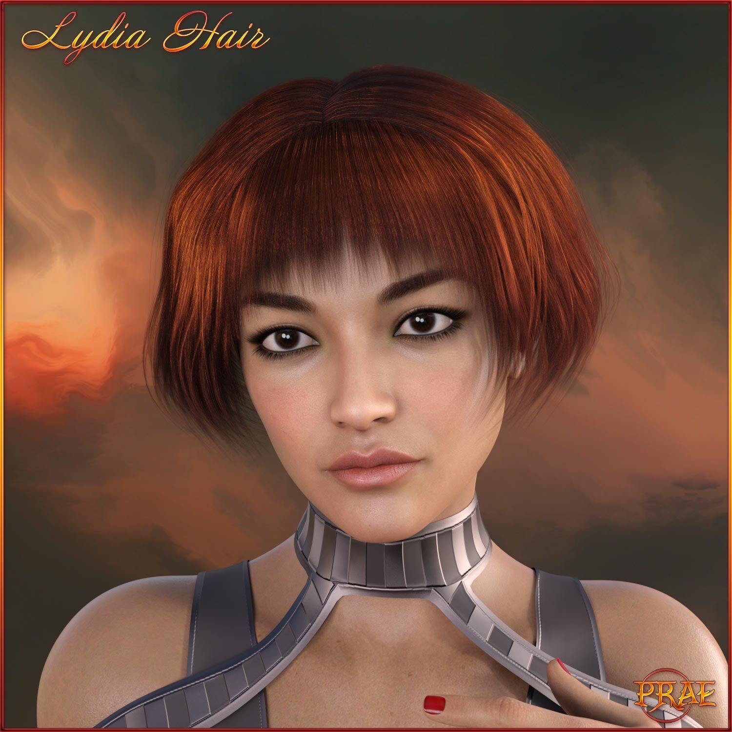 Prae-Lydia Hair For G8 Daz by N/A