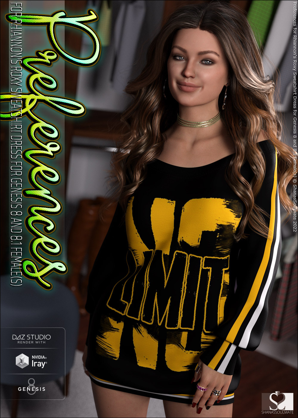 Preferences for Roxy Sweatshirt Dress for Genesis 8 and 8.1 Female(s) by N/A