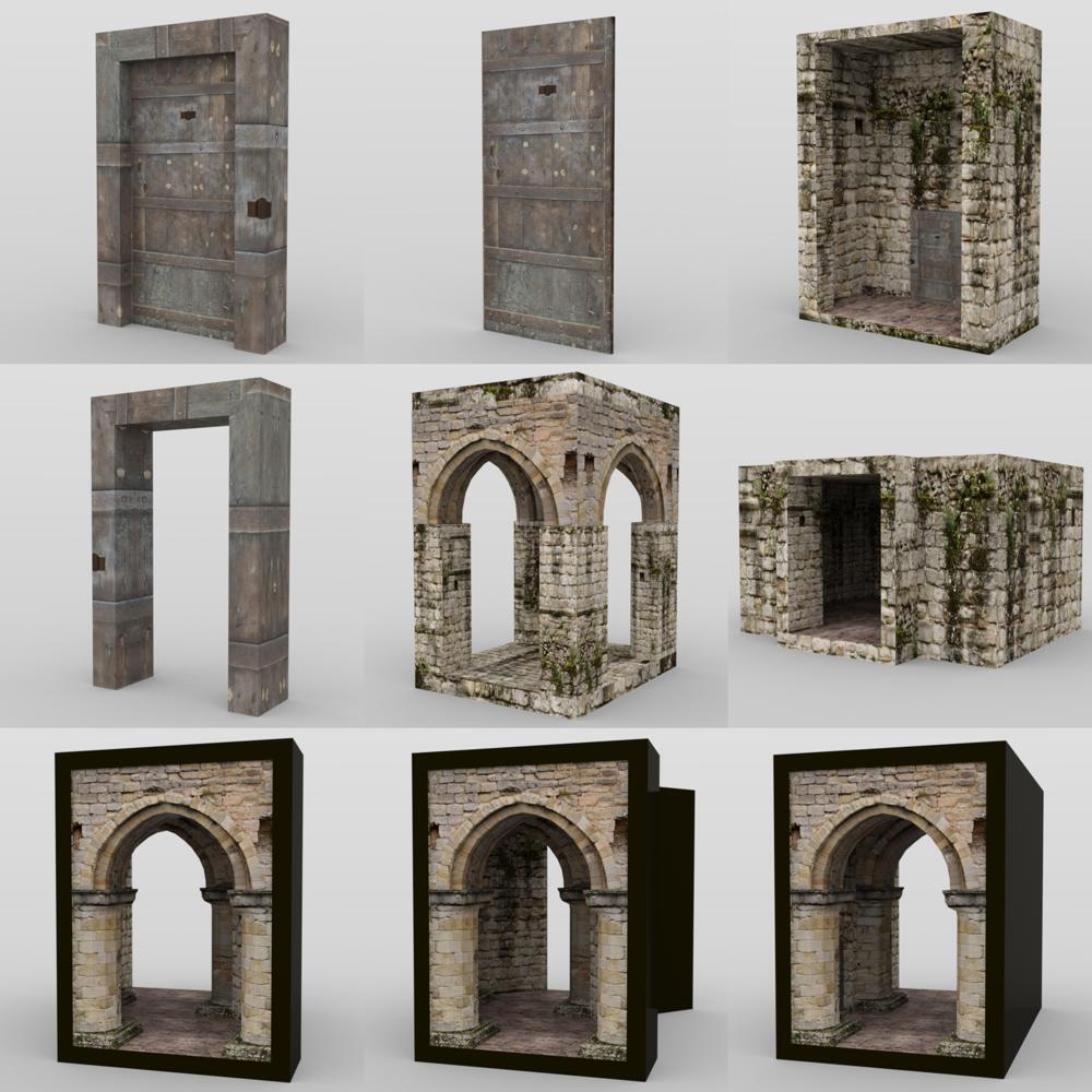 Abbey In Ruins: Construction Kit for DAZ Studio by N/A