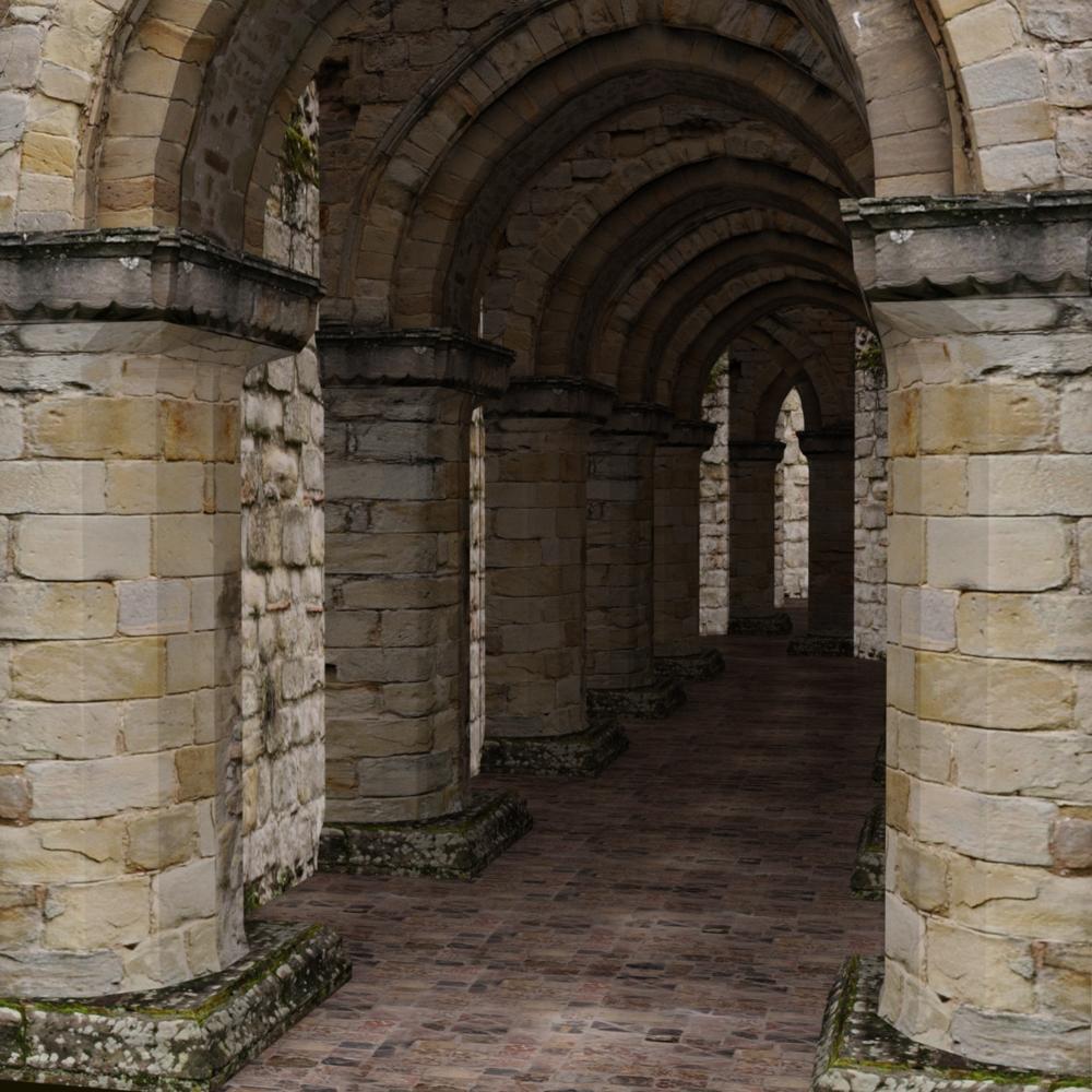 Abbey In Ruins: Construction Kit for DAZ Studio by N/A
