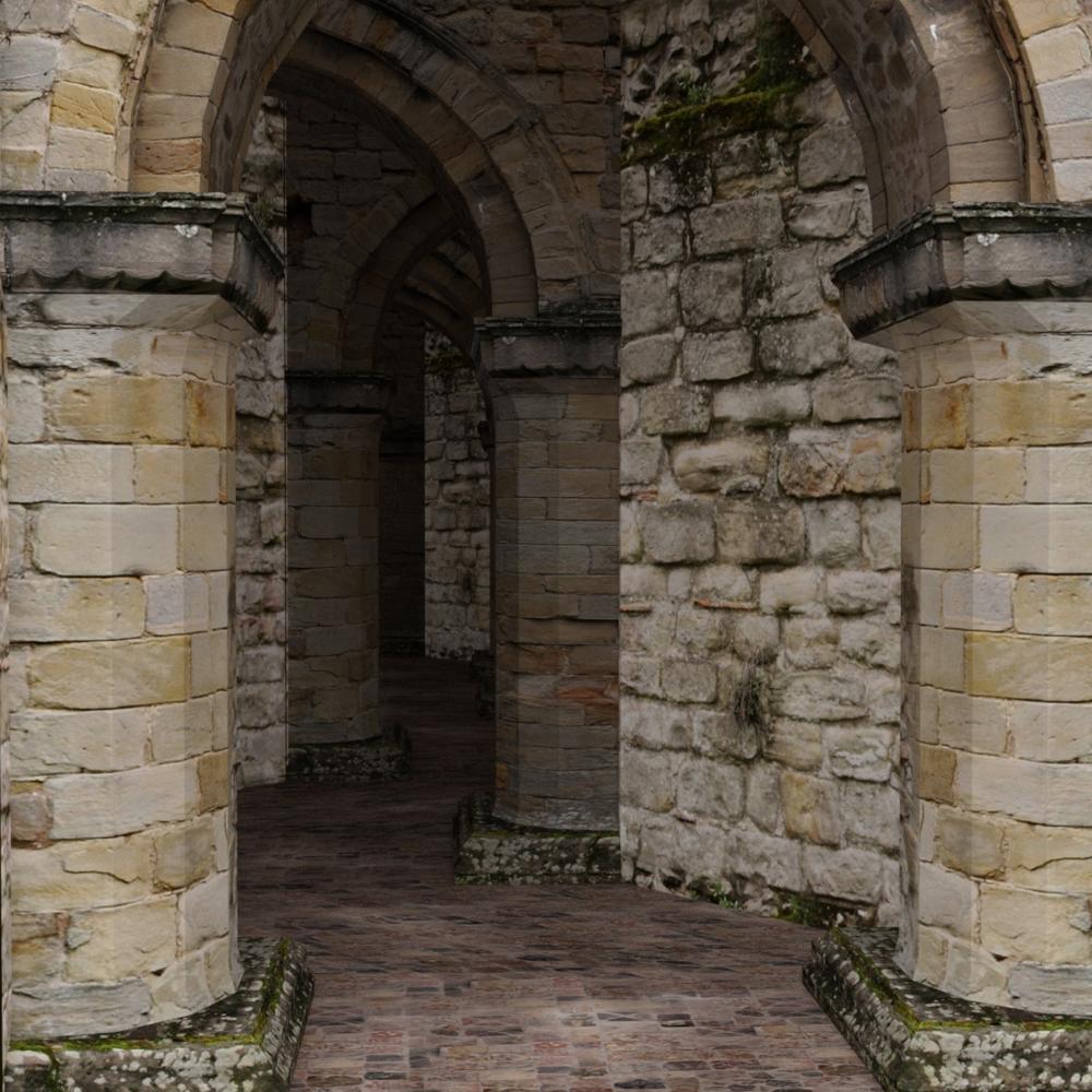 Abbey In Ruins: Construction Kit for DAZ Studio by N/A