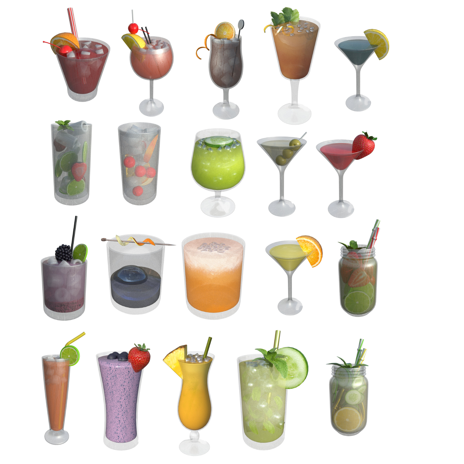 FG Drinks of the World Props by N/A
