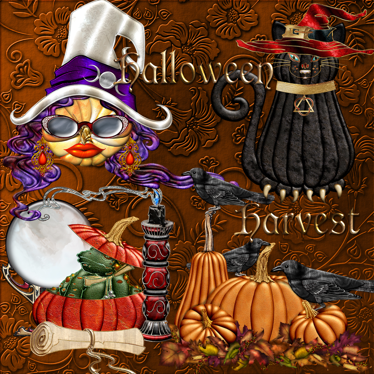 Harvest Moons Halloween Harvest by N/A
