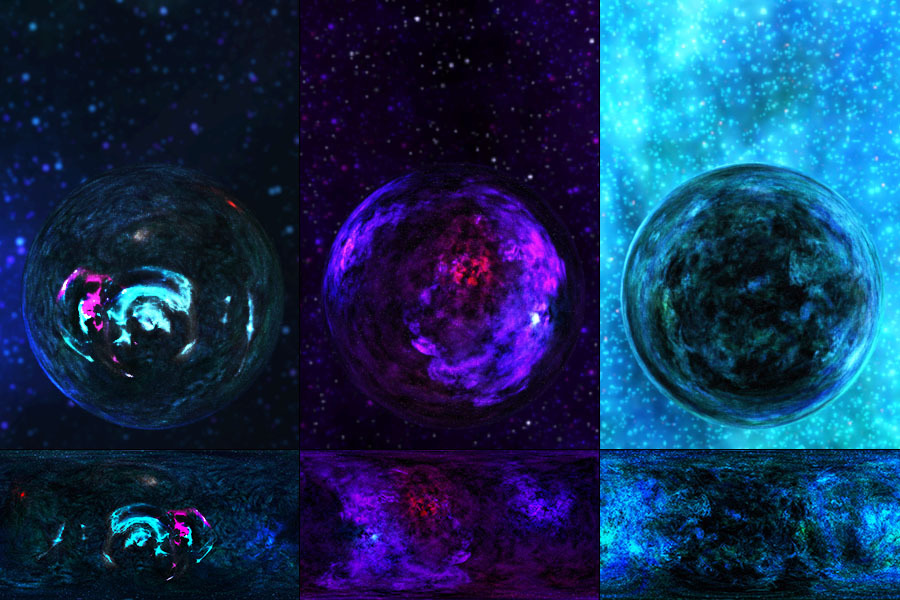 Space Spheres  3 16K HDRIs by N/A