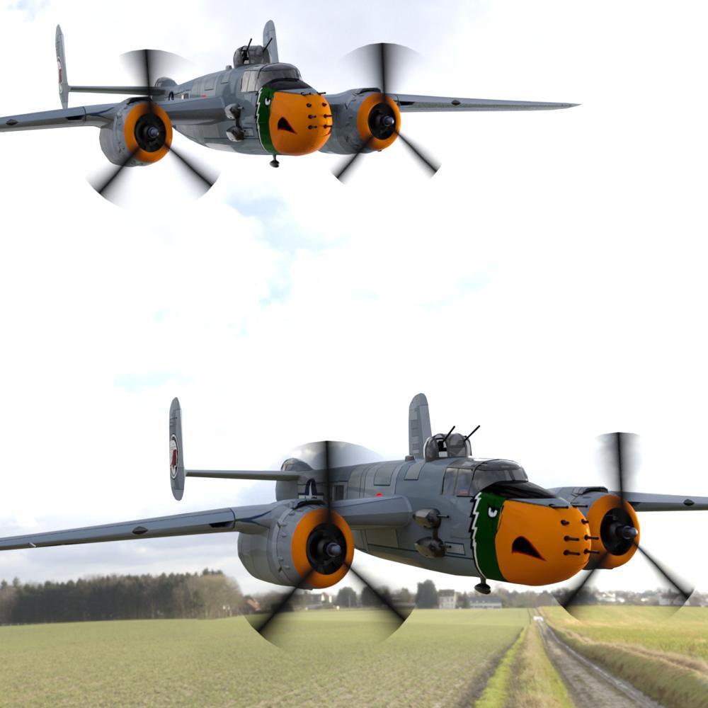 Mitchell B25J for DAZ Studio by N/A
