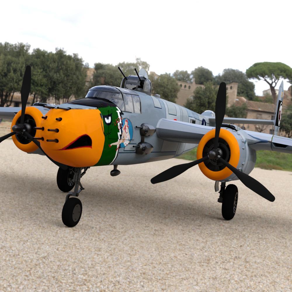 Mitchell B25J for DAZ Studio by N/A