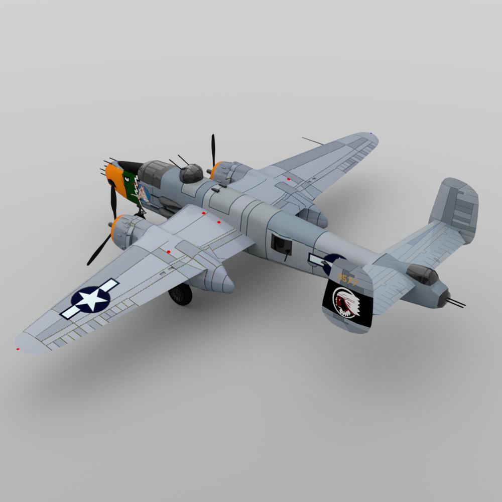 Mitchell B25J for DAZ Studio by N/A