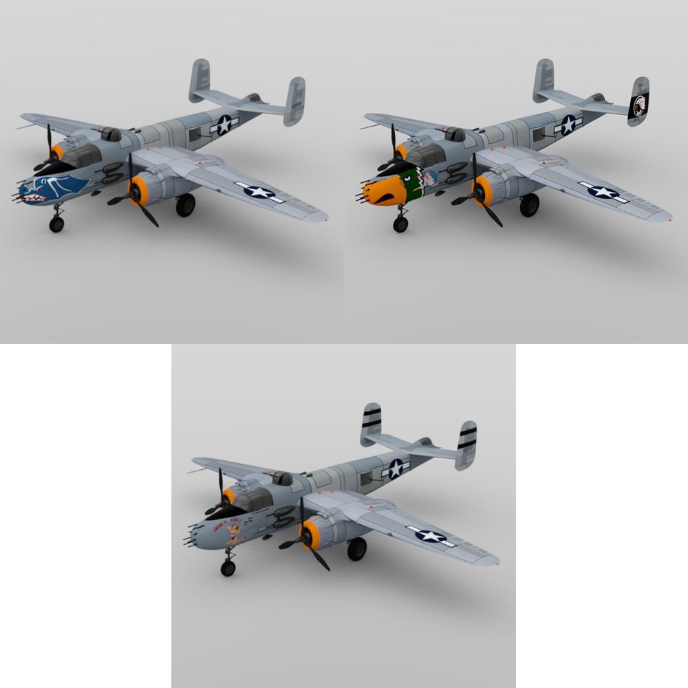 Mitchell B25J for DAZ Studio by N/A