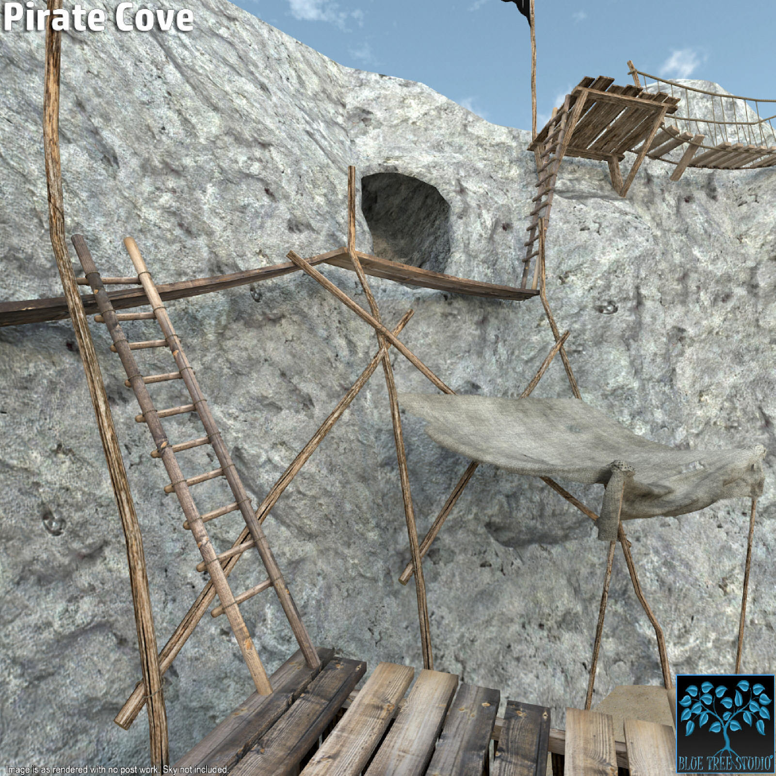 Pirate Cove for Poser by N/A