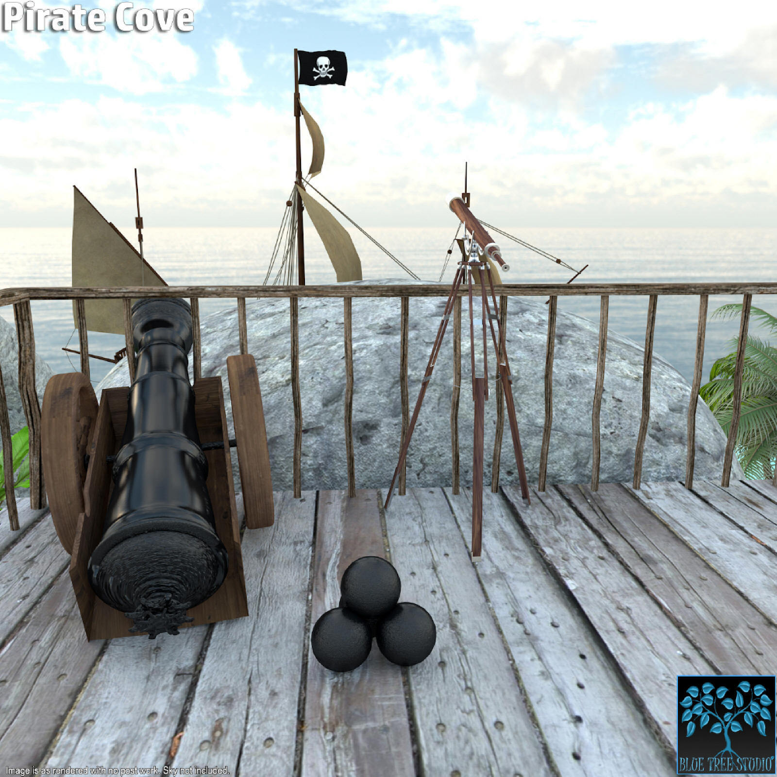 Pirate Cove for Poser by N/A