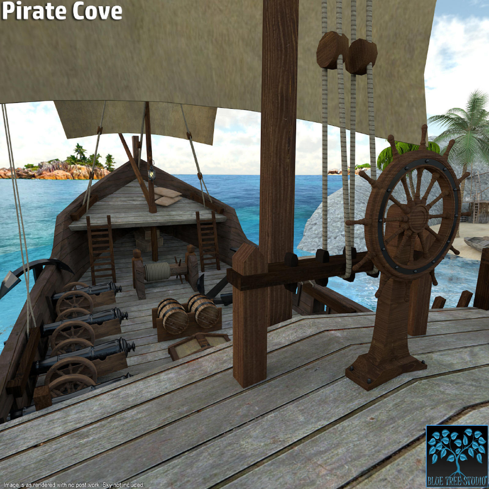 Pirate Cove for Poser by N/A