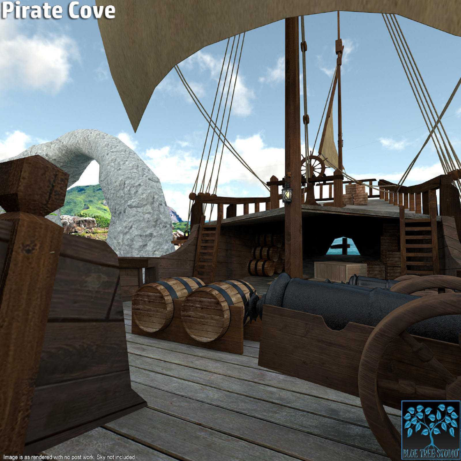 Pirate Cove for Poser by N/A