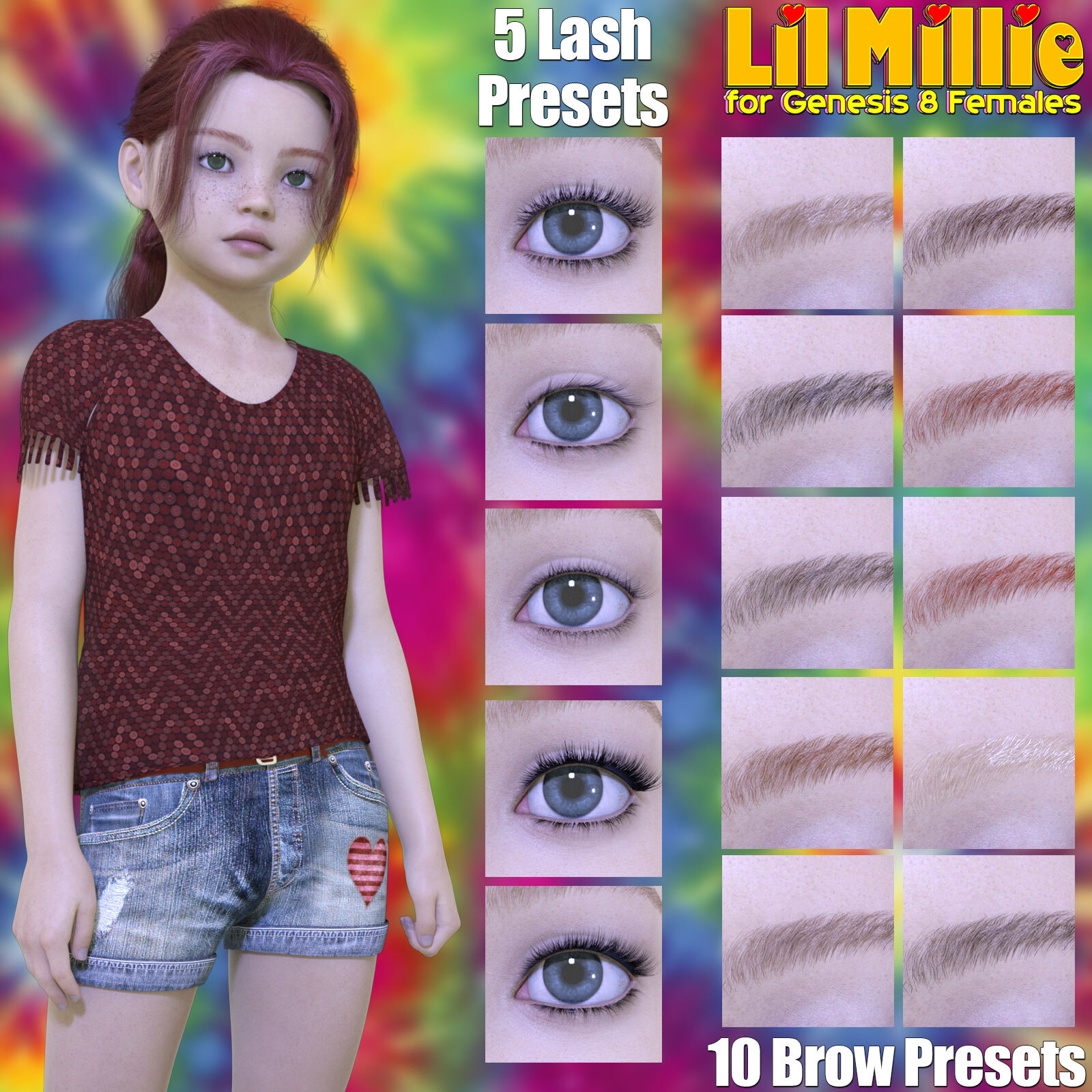 Lil Millie For Genesis 8 Females Redux by N/A