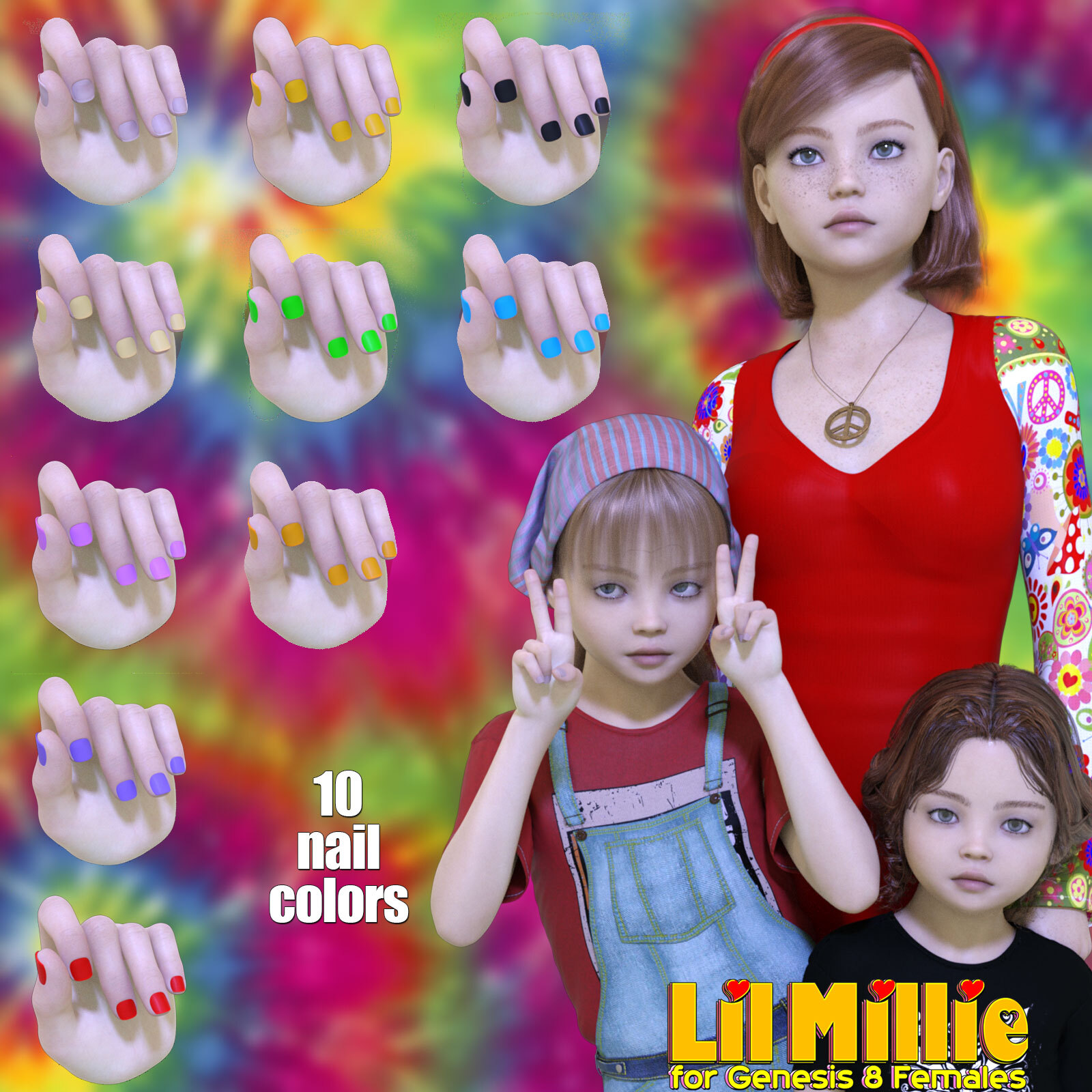 Lil Millie For Genesis 8 Females Redux by N/A