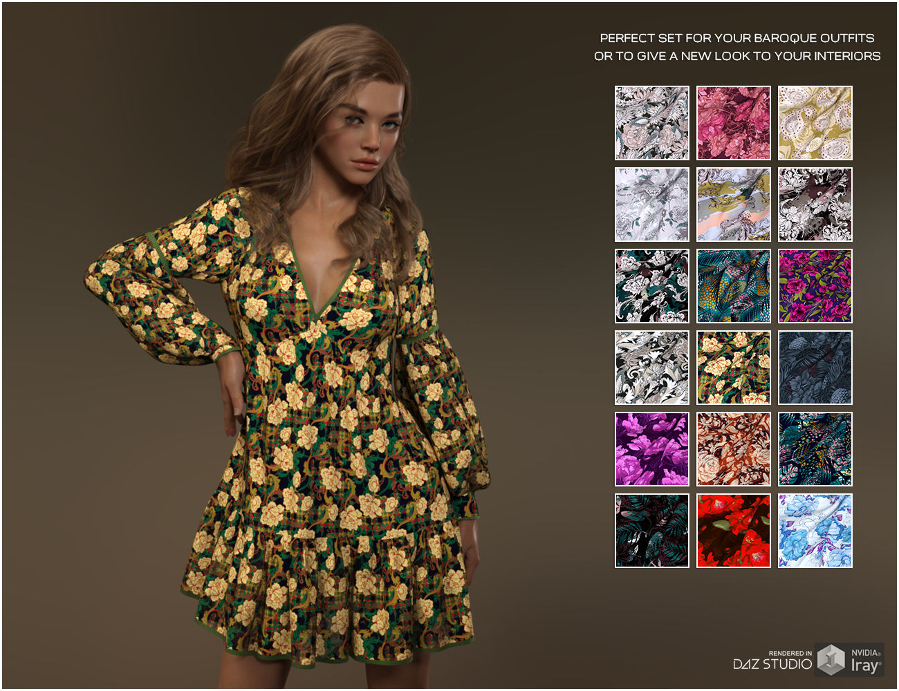 Daz Iray -  Baroque Silk by N/A
