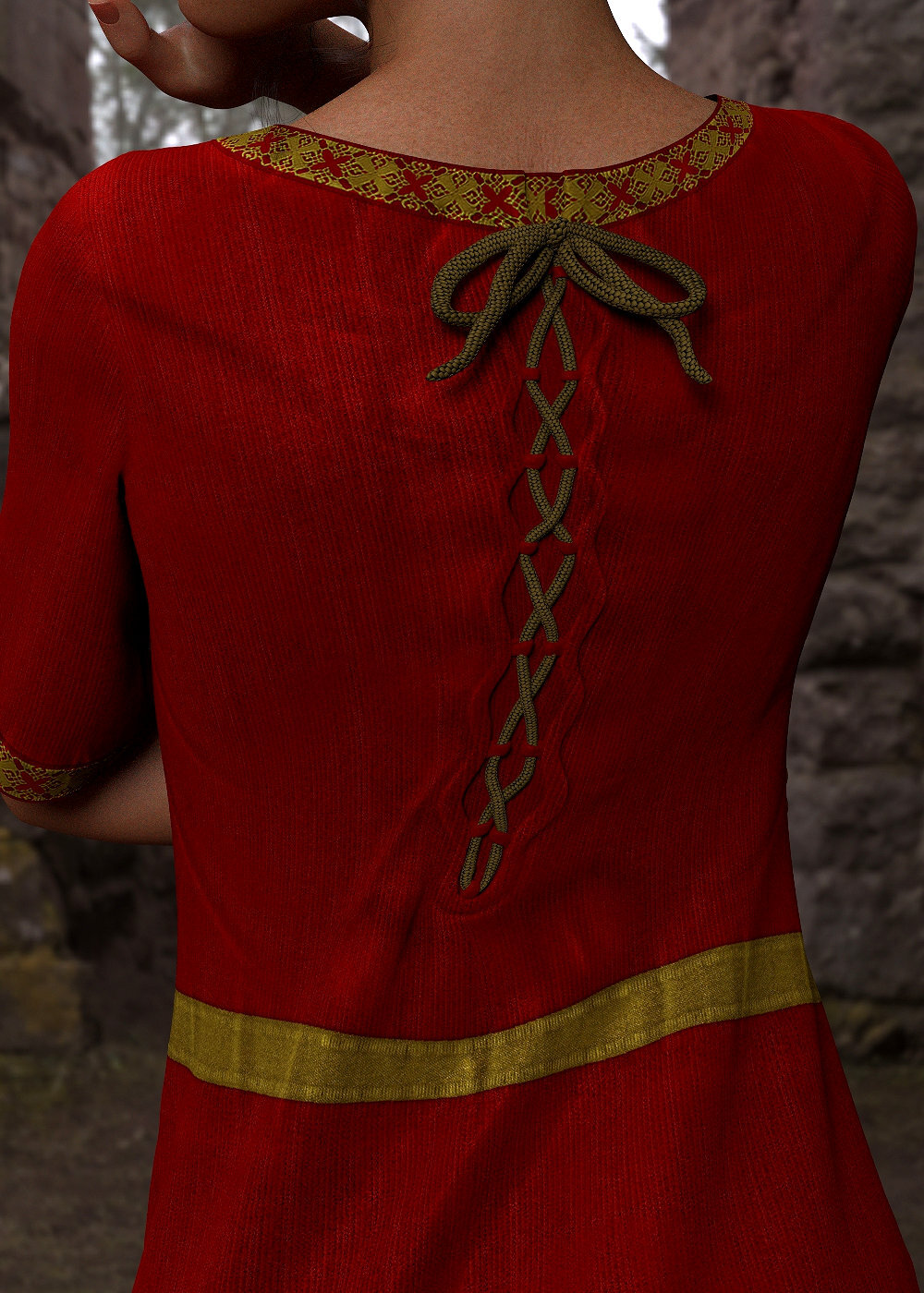 dForce Freya Dress for G8F by N/A