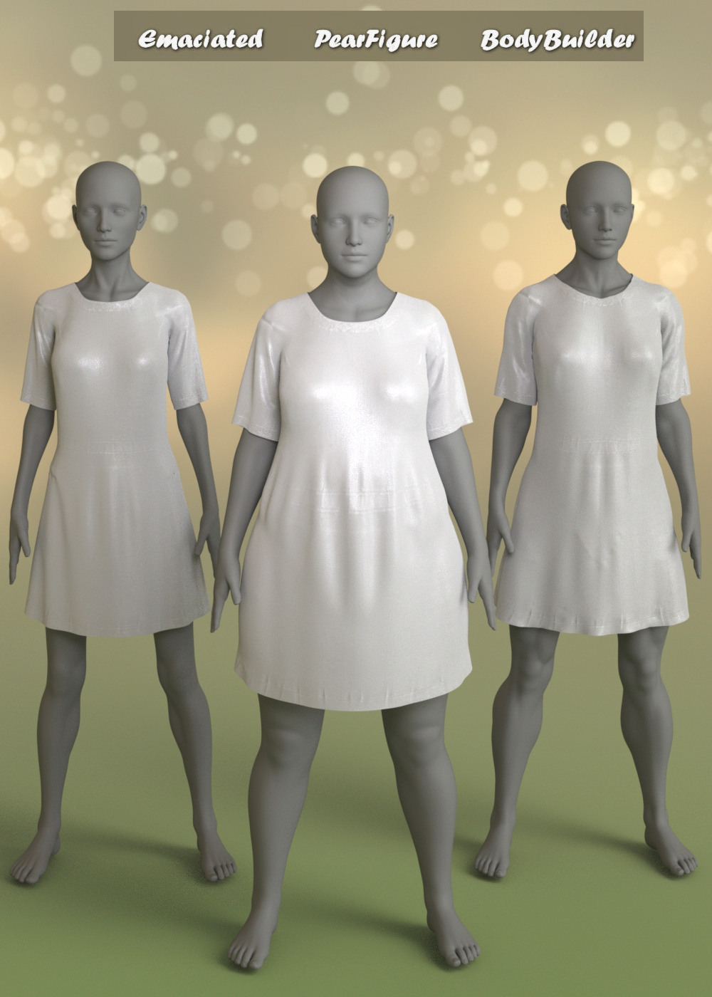 dForce Freya Dress for G8F by N/A