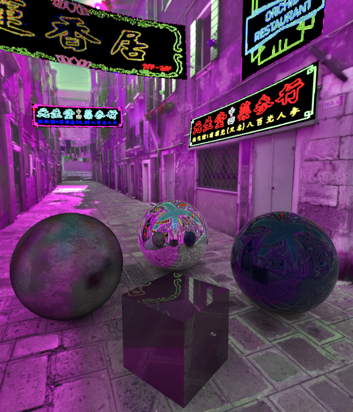 Neon street HDRI for Daz and Poser by N/A