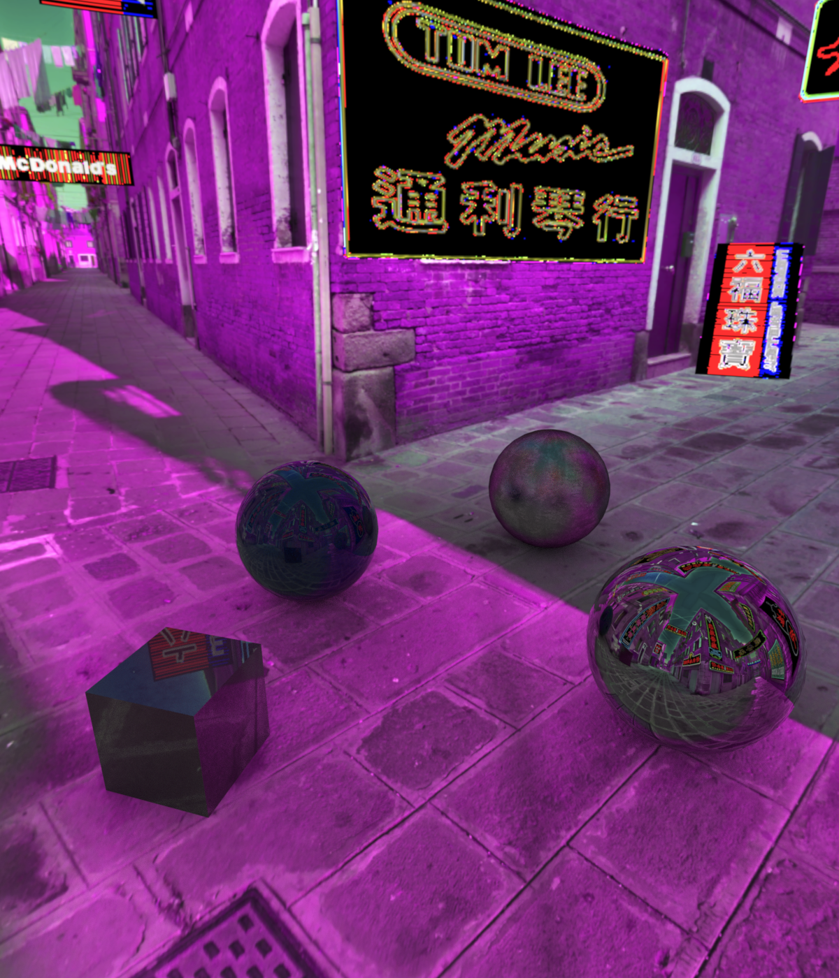 Neon street HDRI for Daz and Poser by N/A
